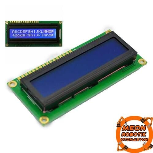 2x16 Lcd Ekran Mavi