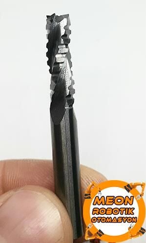 3 Ağızlı 6x22x50 mm Karbür Ahşap Kaba Talaş Freze