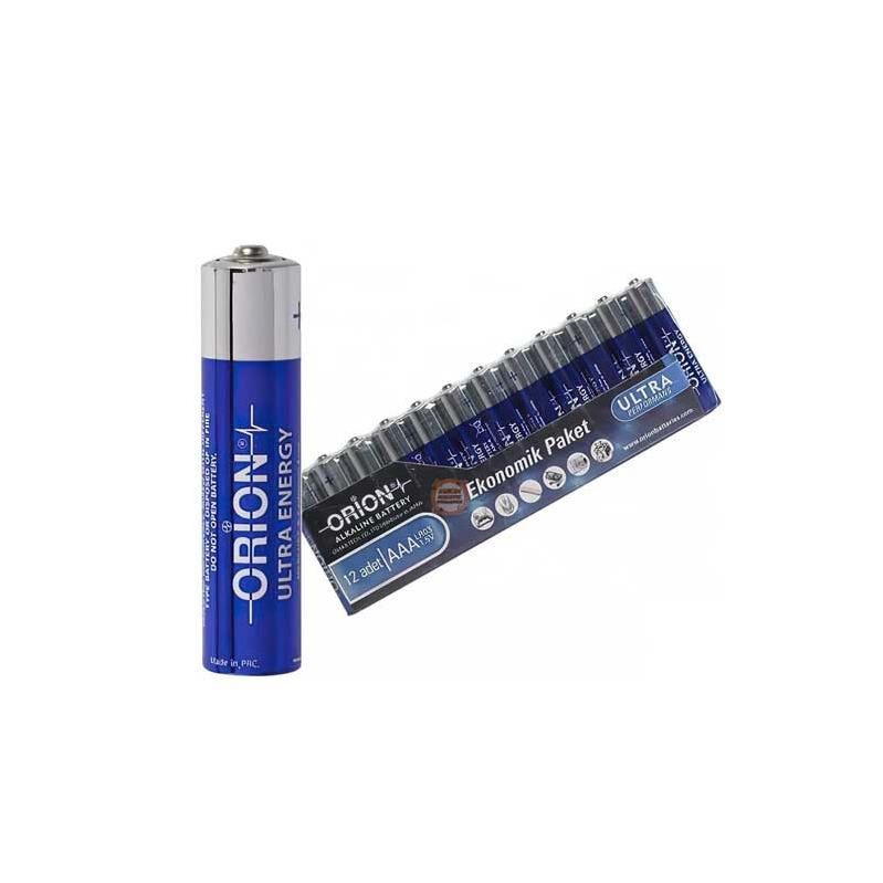 Orion LR03 AAA Alkalin İnce Kalem Pil 12'li Paket
