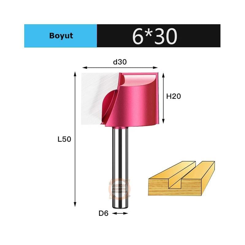30 Mm Ahşap Yüzey Tarama Frezesi