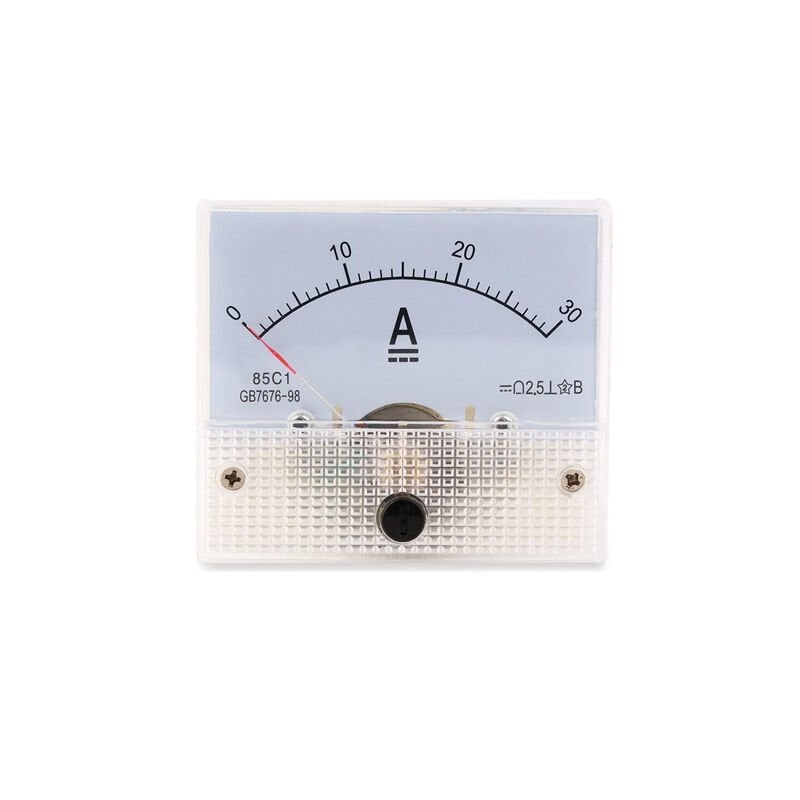 Dc 30A Analog Ampermetre Paneli 0-30A Akım Ölçer 85C1