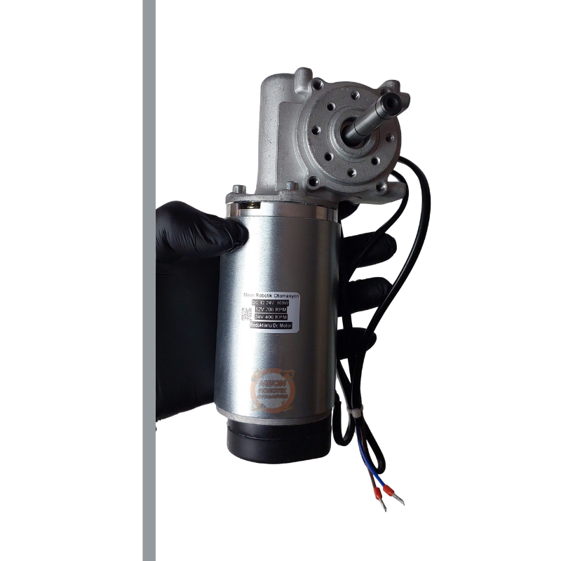 12-24V Dc 200/400 Rpm Redüktörlü Motor-Bal Süzme Makinesi Motoru