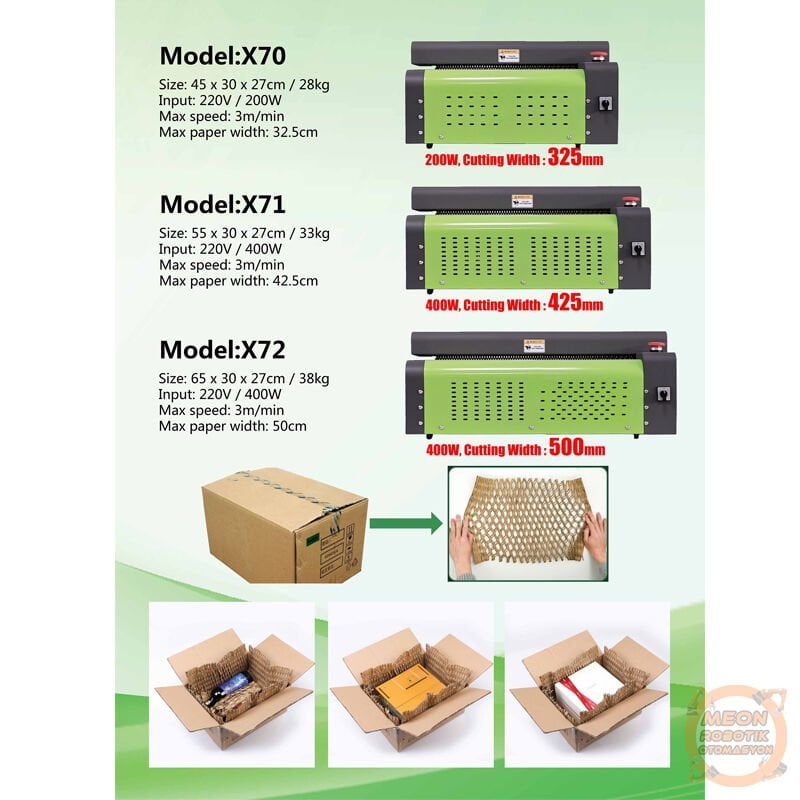 X70-325 Karton Kesme Makinesi-Atık Kutu Ambalaj Karton Parçalayıcı Makinesi