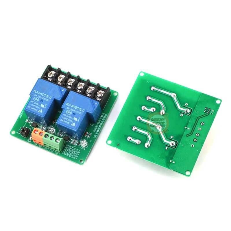 2 Kanal 30A 12 Vdc Tetiklemeli Röle Modülü-12V Röle Kontrol Kartı