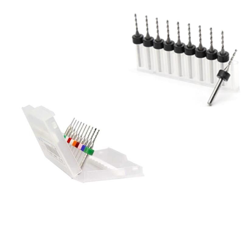 Pcb Mikro Karbür 0.4 mm Cnc Matkap Ucu 10lu Set