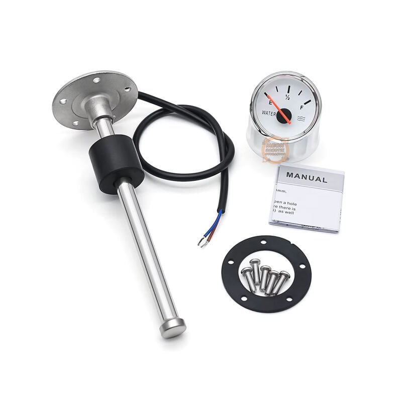 250mm Bs Su Seviye Ölçer Sensörü ve Göstergesi 0-190 Ohm