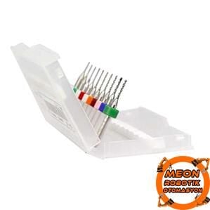 PCB Mikro Karbür CNC Matkap Ucu 0,1 - 1 mm 10 Adet