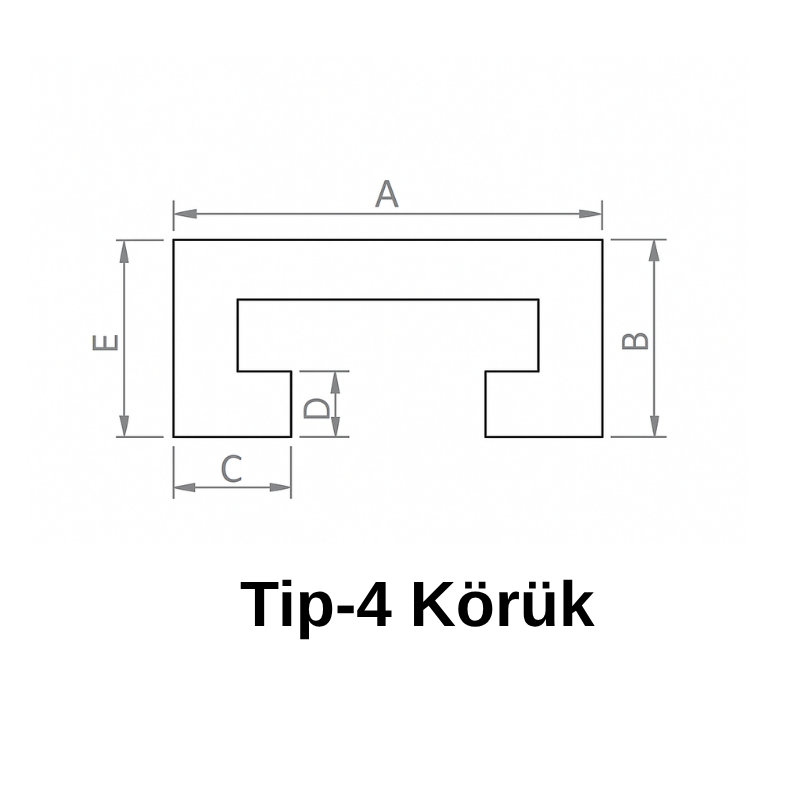 Kızak Koruyucu Pvc Bez Körük Tip-4 Körük