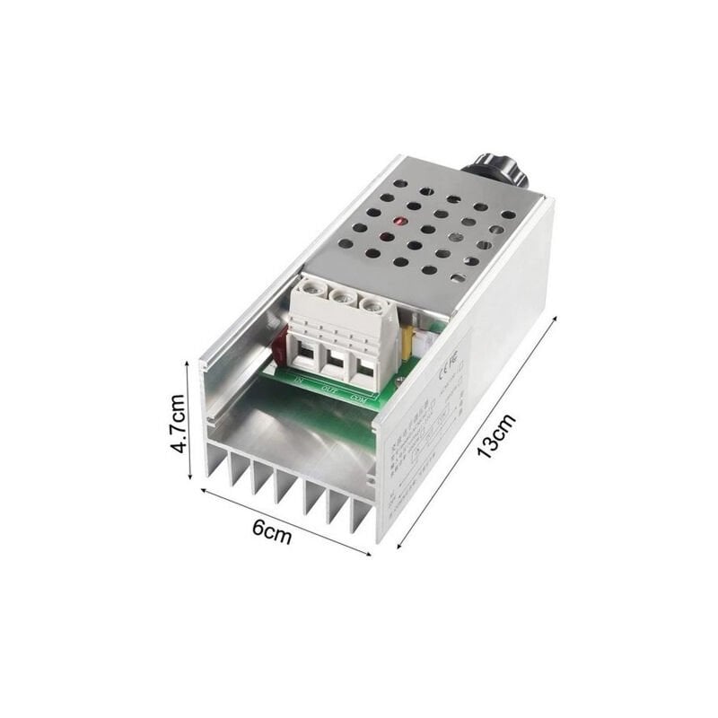 AC 220V 10000W Dimmer Voltaj Regülatörü-Ac Hız Kontrol Kartı Scr Elektrikli Fırın Rezistans Su Isıtıcı