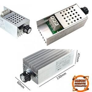 AC 220V 10000W Dimmer Voltaj Regülatörü-Ac Hız Kontrol Kartı Scr Elektrikli Fırın Rezistans Su Isıtıcı