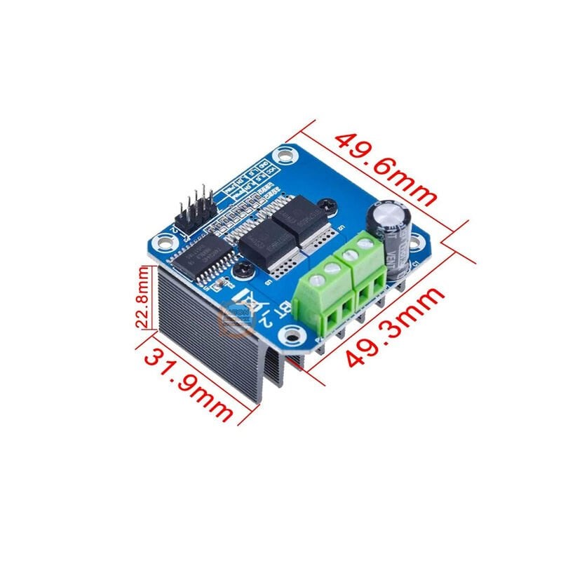BTS7960B 43A Motor Sürücü Kartı Yüksek Güç Motor Modülü