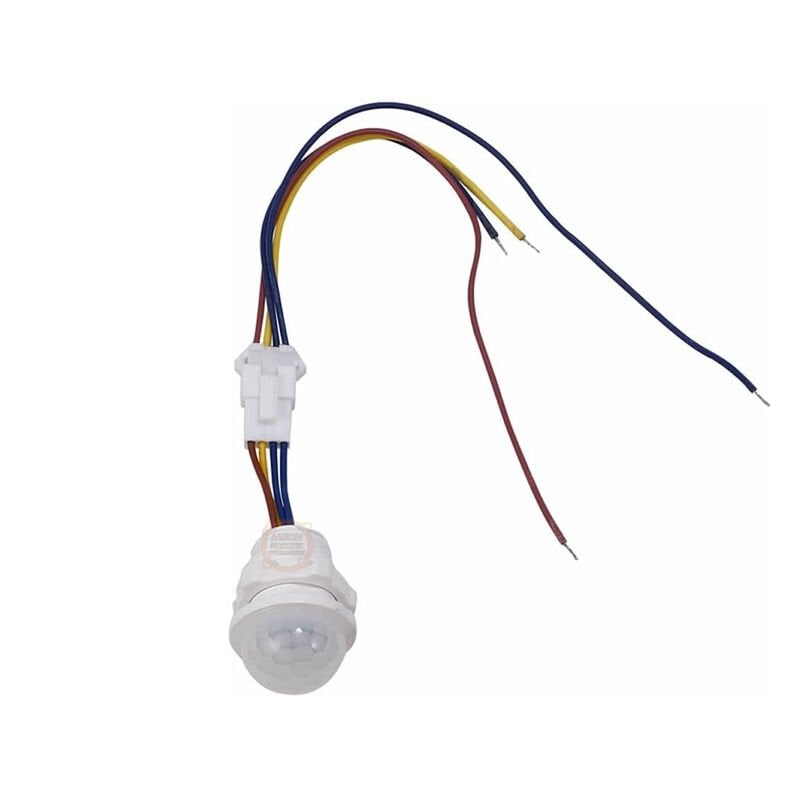 220V Hareket Pır Sensörü - Otomatik Lamba Sensörü 25cm Kablolu