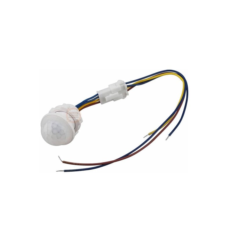 220V Hareket Pır Sensörü - Otomatik Lamba Sensörü 25cm Kablolu