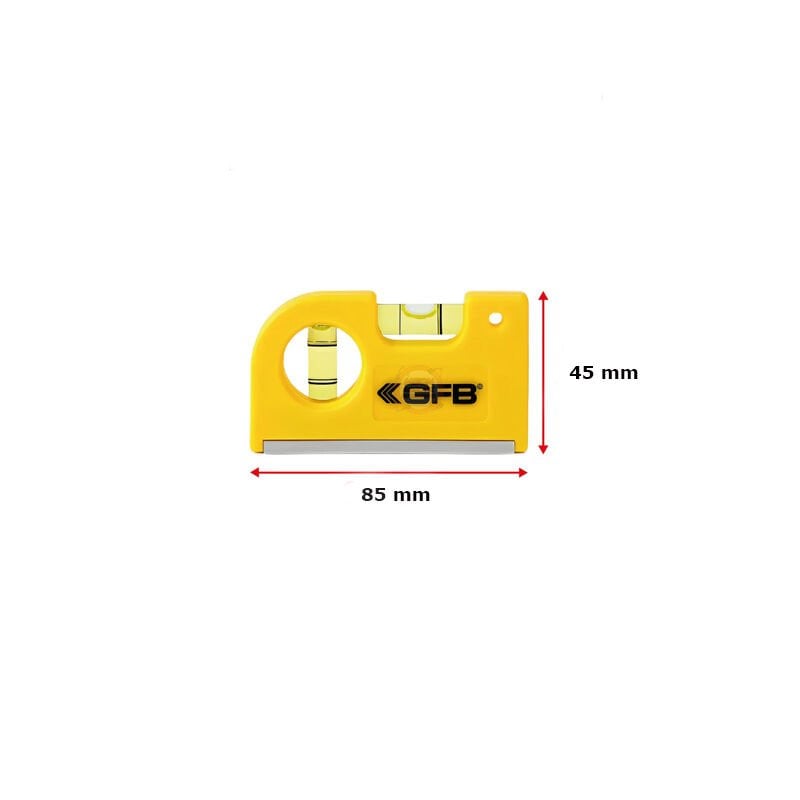 GFB Mıknatıslı Mini Cep Tipi Su Terazisi 8.5 cm