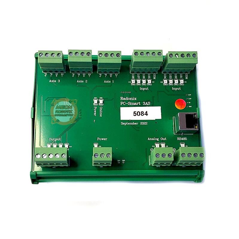 Radonix PC Smart 3AS Cnc Kontrol Kartı ve Kontrol Programı