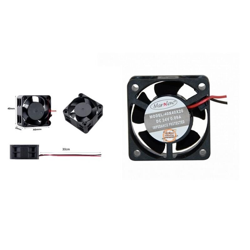40X40X20 24V Dc Kare Fan