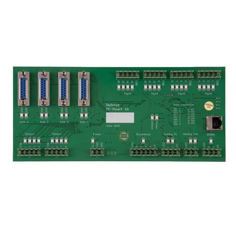 Radonix Pc Smart4A  4 Eksen Cnc Kontrol Kartı ve Kontrol Programı