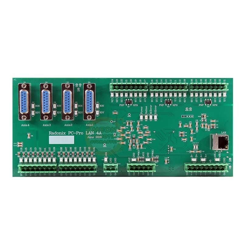 Radonix PC-Pro LAN 4 Eksen Cnc Kontrol Kartı ve Kontrol Programı