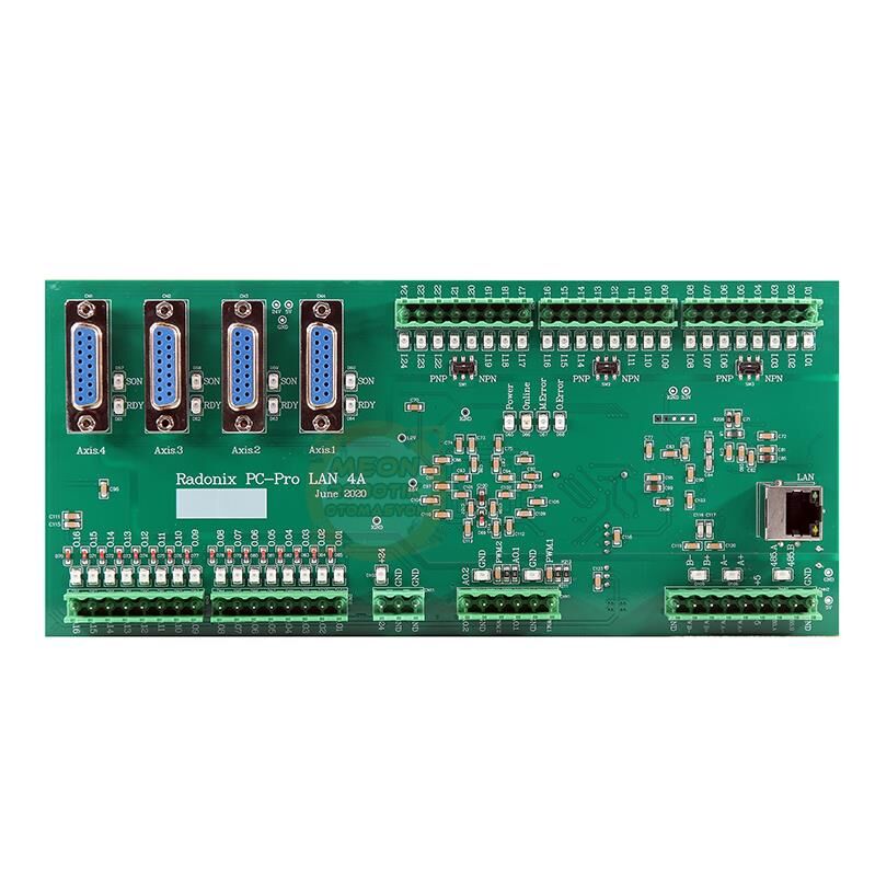Radonix PC-Pro LAN 4 Eksen Cnc Kontrol Kartı ve Kontrol Programı
