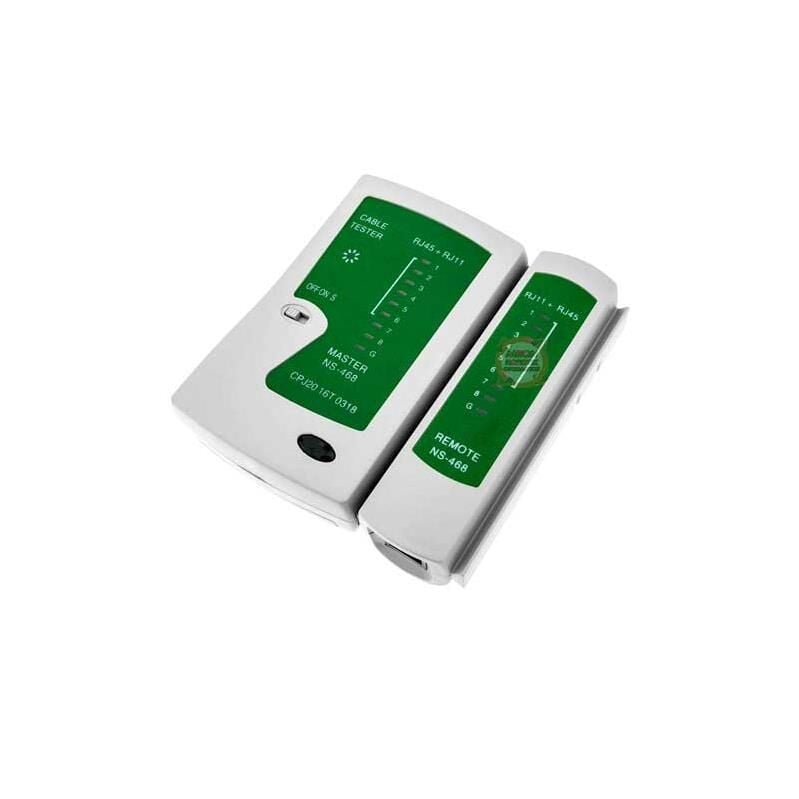 RJ11 RJ45 Cat 5-6 Adsl İnternet LAN Kablo Test Cihazı-Network Tester