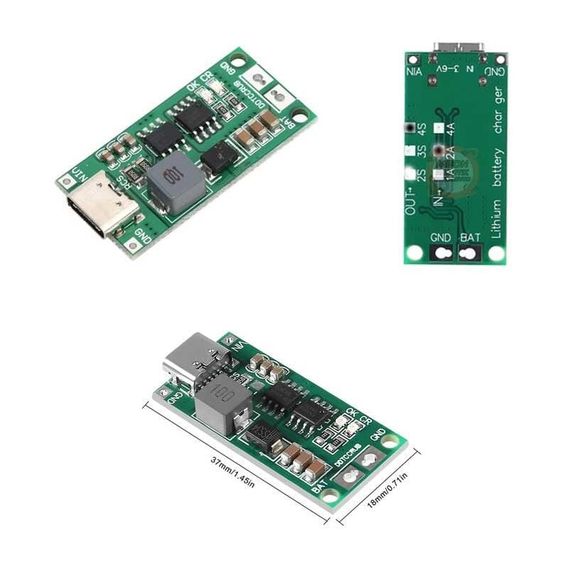 4S 2A 16.8V Li-on Lipo Pil Batarya Şarj Modülü-18650 Step Up Boost LiPo Polimer Li-Ion Şarj Cihazı