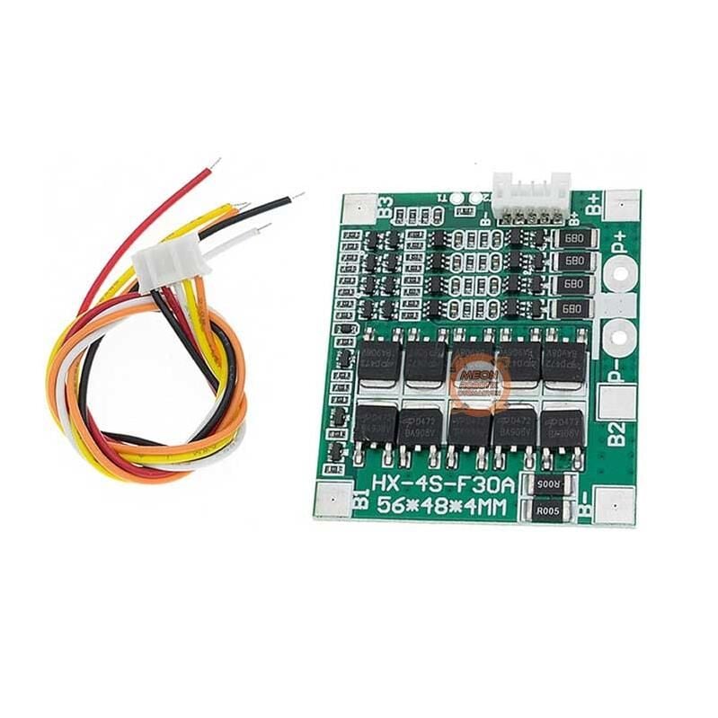 4S 30A Bms 14.8V 18650 Lityum Pil Şarj Balanslı Kontrol Devresi