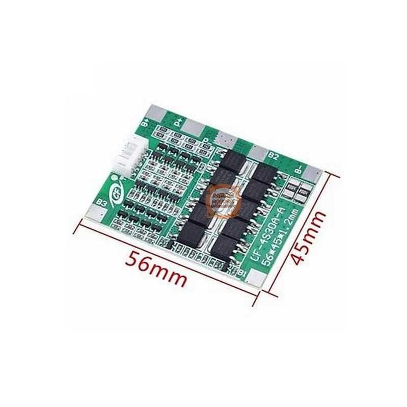 4S 30A Bms 14.8V 18650 Lityum Pil Şarj Balanslı Kontrol Devresi