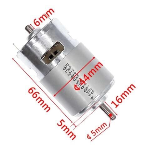 Rs775  Dc Motor 24V 15000 Rpm Mini Cnc Spindle