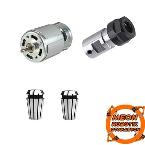 Rs775 Dc Motor Mini Spindle Seti