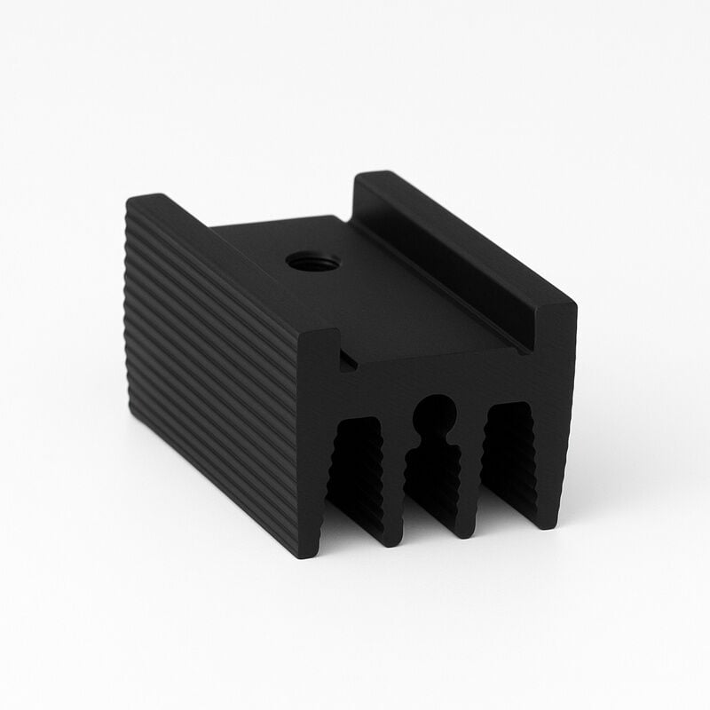 57 AS-30mm Siyah Eloksallı Alüminyum Soğutucu