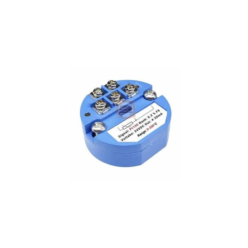 RTD PT100 Dc 24V 4-20mA Sıcaklık Sensör Verici Çevirici Modül/ 0-200 Derece