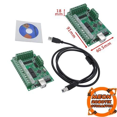 5 Eksen Mach3 Cnc Usb Kontrol Kartı