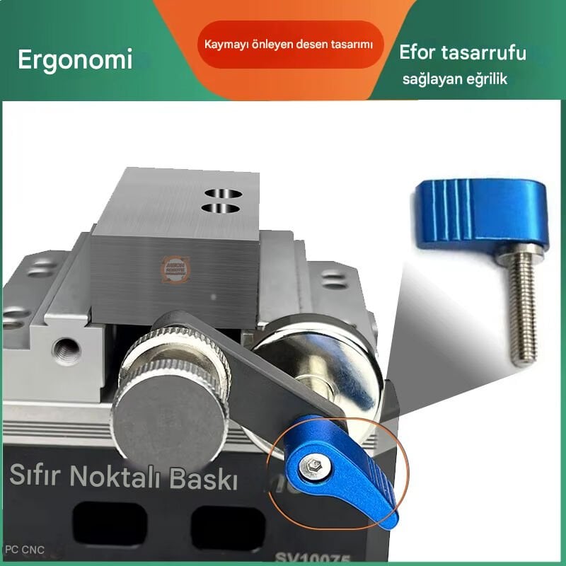 Cnc Tezgah Mengenesi İş Parçası Pozisyoneri-Sabitleyici-Bulucu Yardımcı Paralel Manyetik