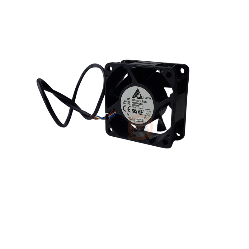 Delta AFB0612SH 60x60x25mm 12V 0.32A 4 Kablolu Güçlü Soğutucu Fan – Çift Bilyalı Rulman, 6000 RPM