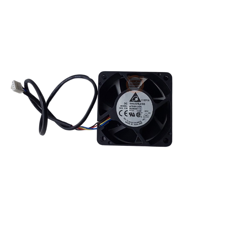 Delta AFB0612SH 60x60x25mm 12V 0.32A 4 Kablolu Güçlü Soğutucu Fan – Çift Bilyalı Rulman, 6000 RPM