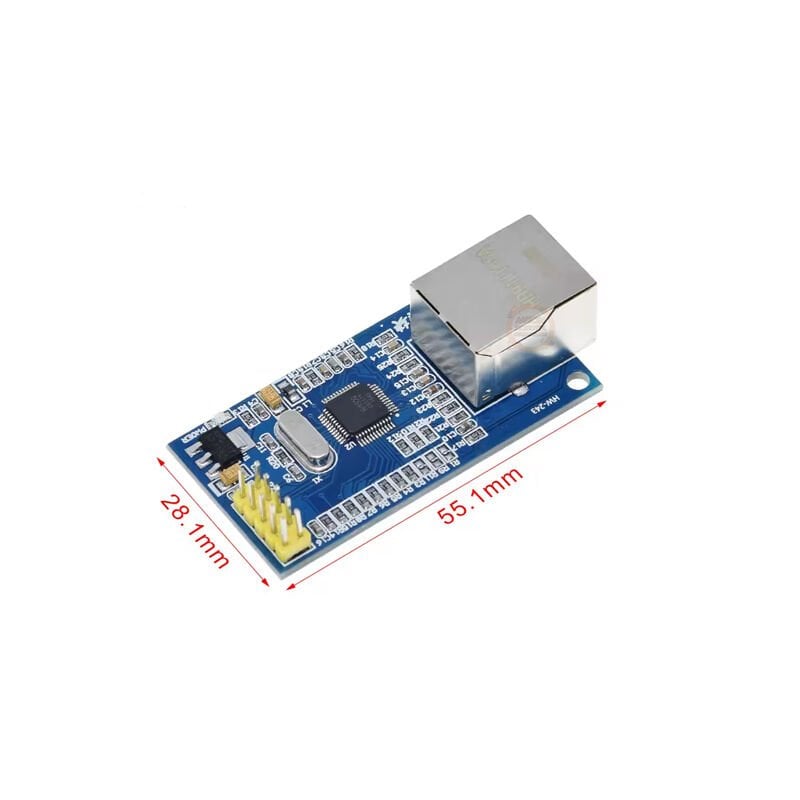 W5500 Ethernet Modülü – 10/100Mbps Wiznet SPI LAN IoT Kart