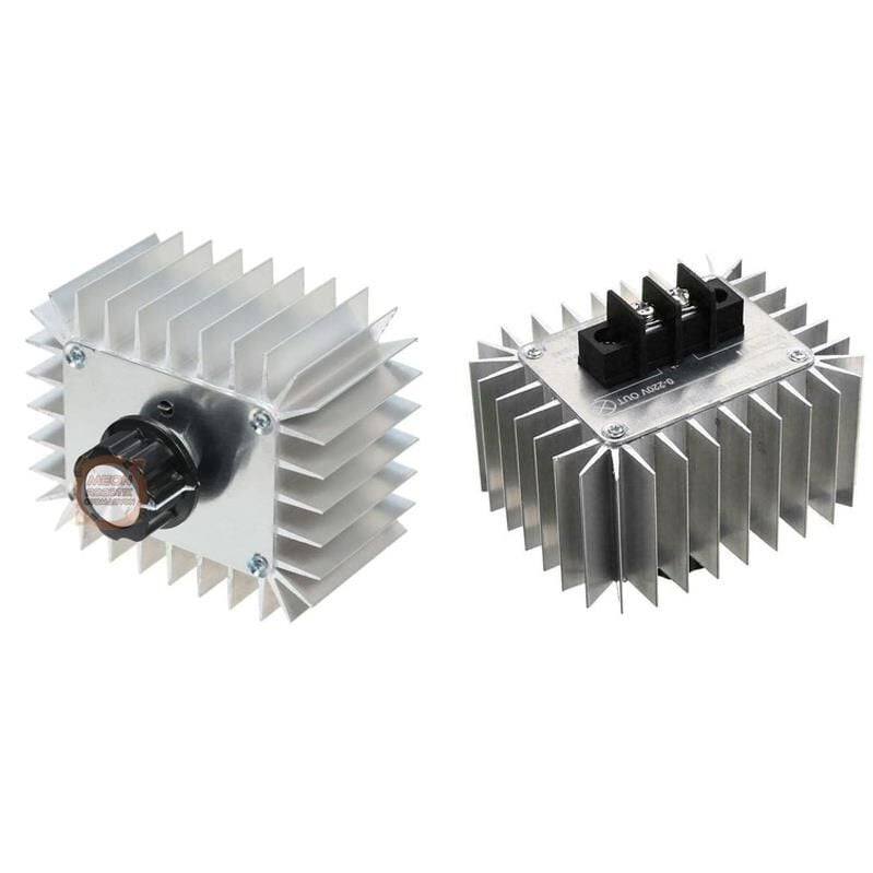 5000W 220V AC Motor Dimmer Hız Kontrol Kartı-Soğutuculu Scr Voltaj Regülatörü