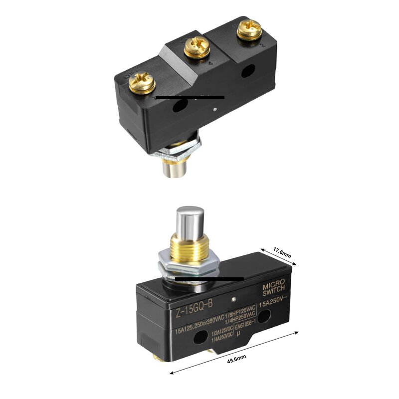 LMZ15-GQ-B Kalın Uzun Pimli Limit Switch | Meon Robotik Otomasyon