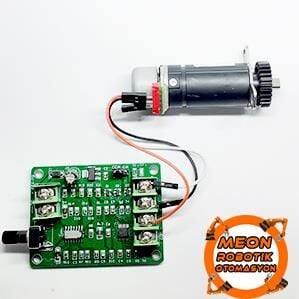 5-12V 52 Rpm Planet Redüktörlü Fırçasız Dc Motor ve Sürücü Kartı