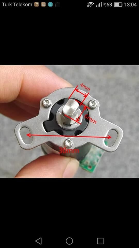 5-12V 52 Rpm Planet Redüktörlü Fırçasız Dc Motor ve Sürücü Kartı