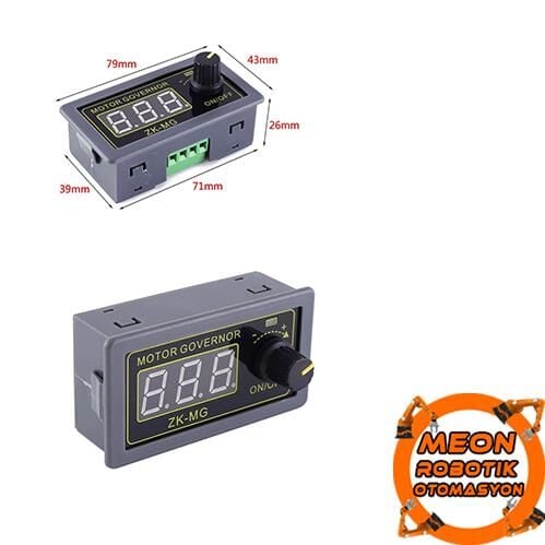 5-30V Dc 5A Pwm Motor Hız Kontrol Kartı-ZG MG