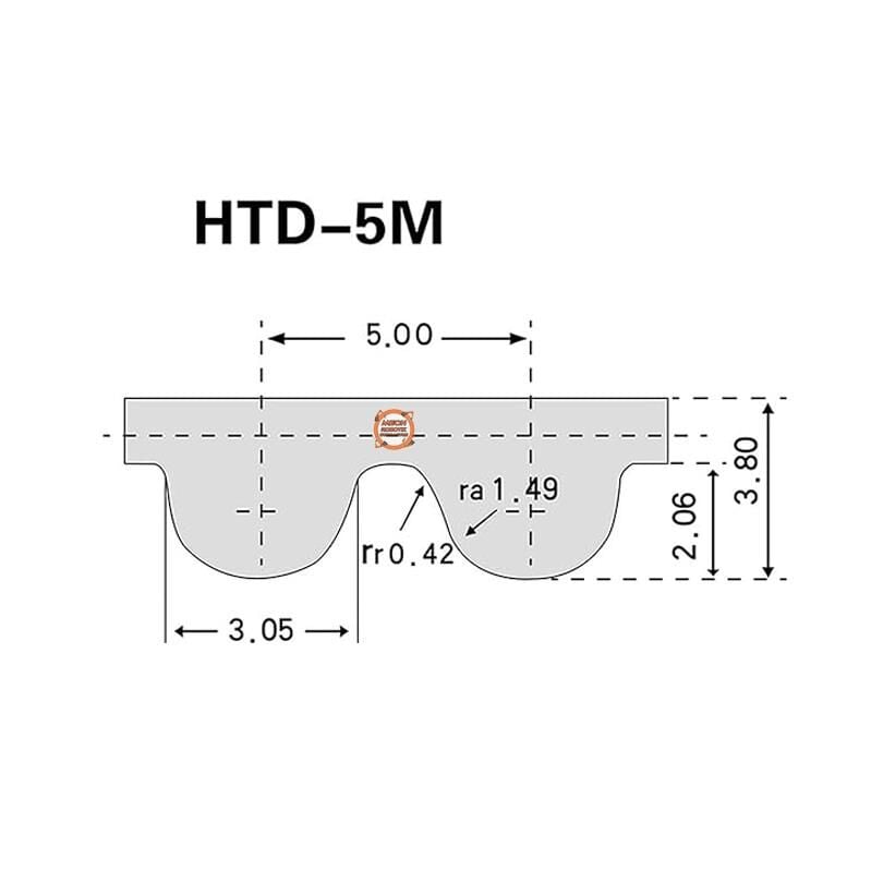 5M 10mm Açık Uçlu Zamanlama Triger Kayışı