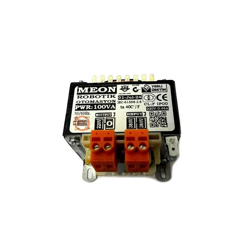 100Va 380/220V Ac Difaze İzolasyon Trafosu