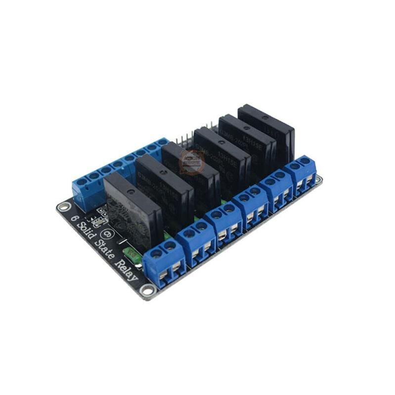 5V-6 Kanal Solid State Röle Kartı (Geliştirme Kartlarıyla Uyumlu- Dirençli Sigorta Ile Arduino)