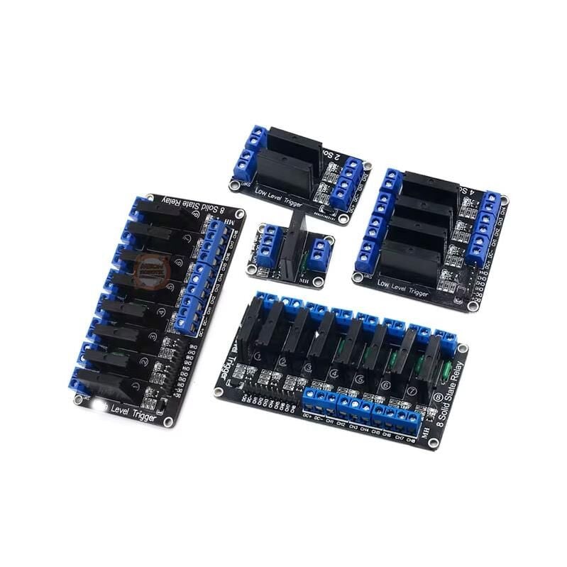 5V-8 Kanal Solid State Röle Kartı (Geliştirme Kartlarıyla Uyumlu- Dirençli Sigorta Ile Arduino)