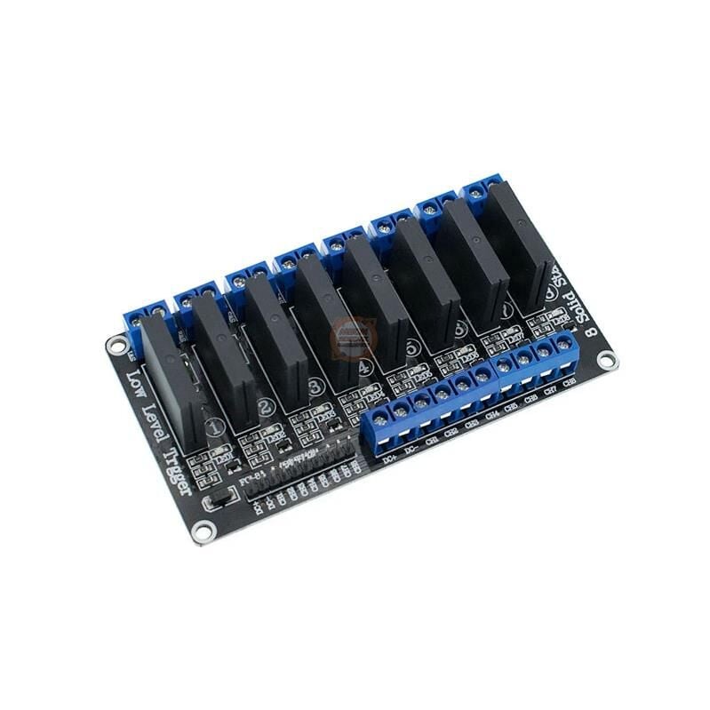5V-8 Kanal Solid State Röle Kartı (Geliştirme Kartlarıyla Uyumlu- Dirençli Sigorta Ile Arduino)