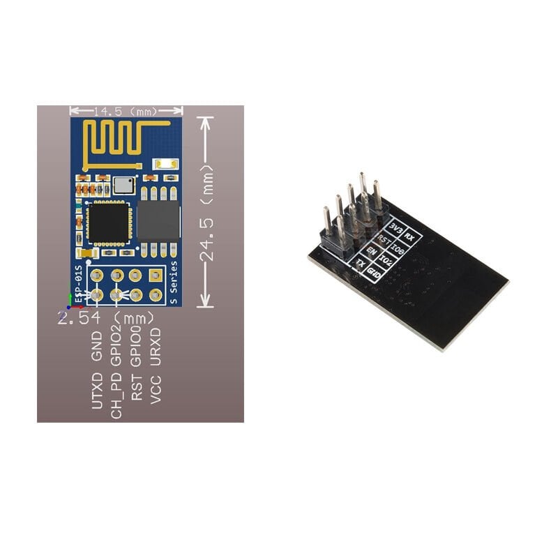 ESP8266 ESP-01S Wifi Serial Kablosuz Alıcı Verici Modülü