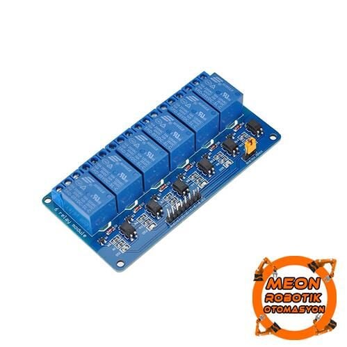 6 Kanal 24V Röle Kartı -24V Röle Modülü