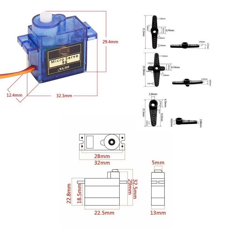 SG90 RC Mini 9gr Servo Motor