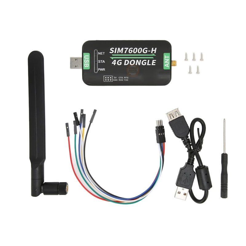 SIM7600G H 4G Dongle LTE USB 4G Dongle Modülü, Adaptörü, USB UART Arayüz İletişimi, Destek 2G 3G 4G 50Mbps Uplink 150Mbps Downlink